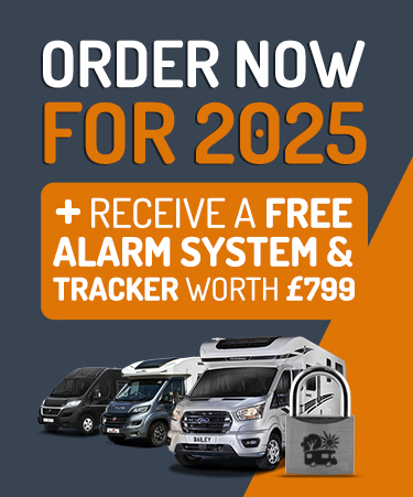 Order now for 2025 and receive a free alarm system & tracker worth £799